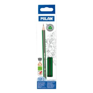 MILAN 經典三角鉛筆_B_12入裝