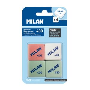 MILAN經典暢銷橡皮擦430(4入不挑色)