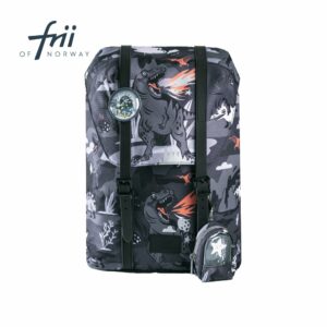 Frii Retro 22L輕量護脊書包-暗影恐龍(送便當袋)
