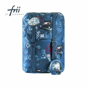 Frii Retro 22L輕量護脊書包-宇宙忍者(送便當袋)