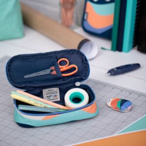 MILAN大容量筆袋_調色盤系列_藍