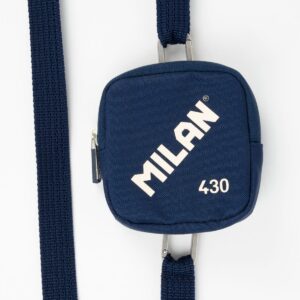 MILAN經典430掛勾零錢包_靛青藍