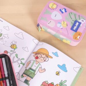 MILAN隨行畫筆袋著走_甜心農場(雙層式)